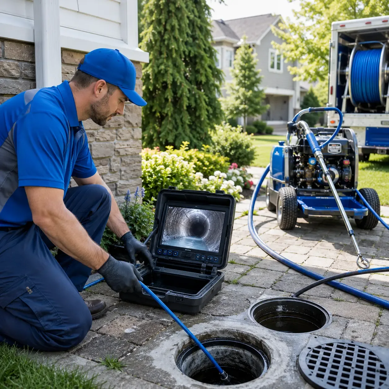 Outdoor drain cleaning professionals serving Warsaw, NY